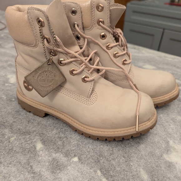 Timberland Shoes - Women's Beige Timberland Boots